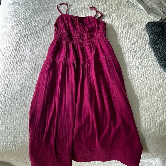 Dark purple/pink long flowy dress - Old Navy - size xs - Picture 1 of 4